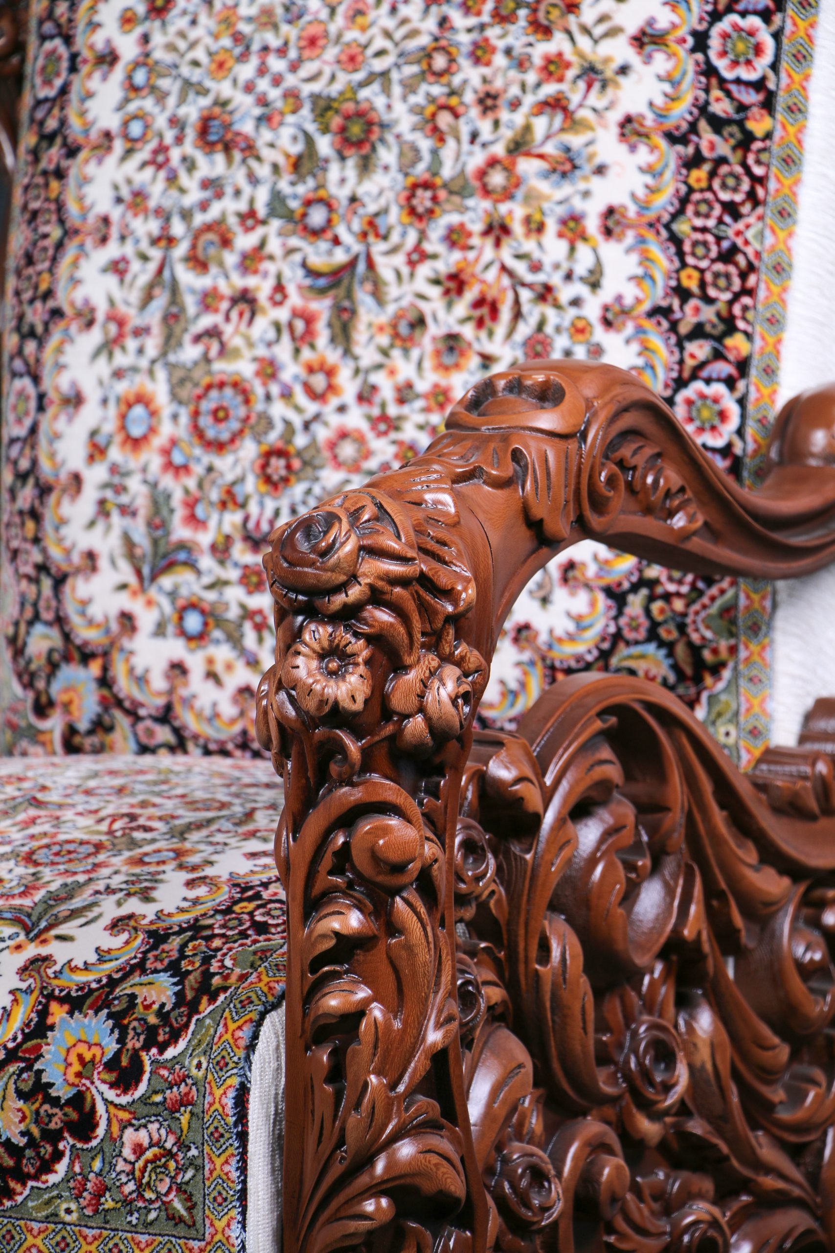 مبل قالی گلی بهار  -شش نفره - Image 3