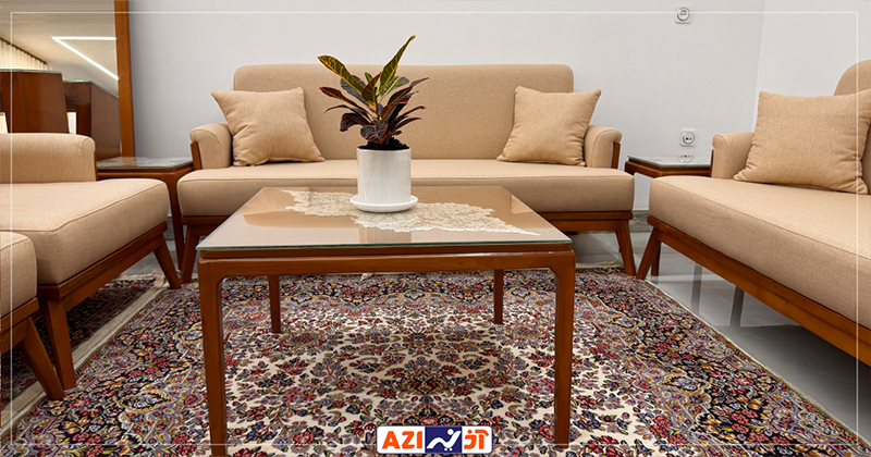 ست مبل ۸ نفره مدل لهستانی با نشیمن ۳۵ کیلویی | ۳+۳+۱+۱ - Image 2